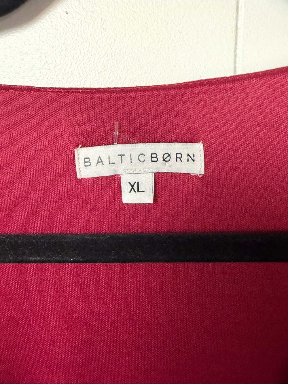 Baltic Born Kristina Chiffon Burgundy Red Maxi Women's Dress XL Wedding Guest - Picture 7 of 11